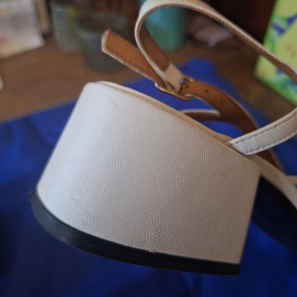 Sezane Paula Babies Ecru / Black - Size 9/40 - Picture 5 of 6